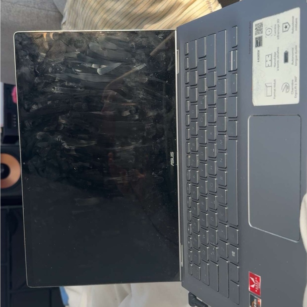 ASUS Sleek Silver Laptop